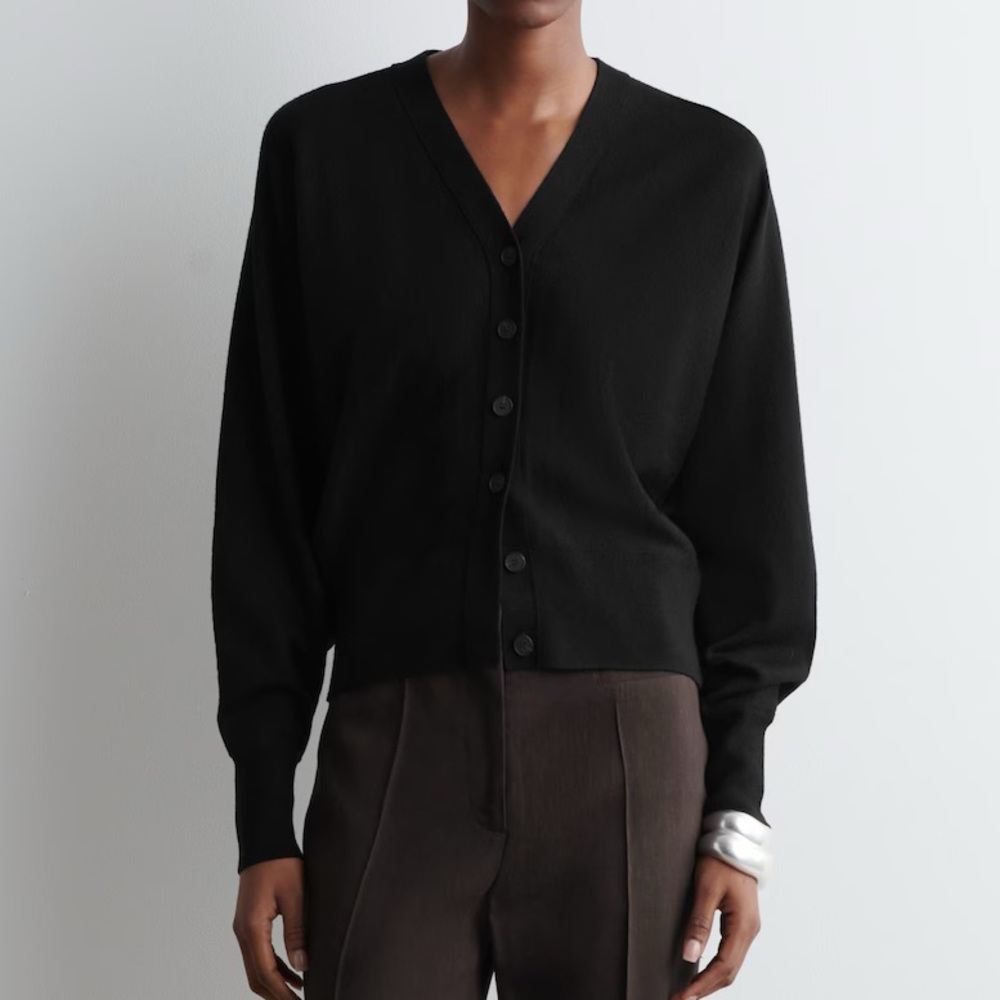 COS Black Cardigan